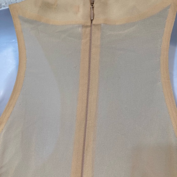 NWT, Alice & Olivia By Stacey Bendet Beaded Top, Sz Small, Peach - Picture 10 of 12